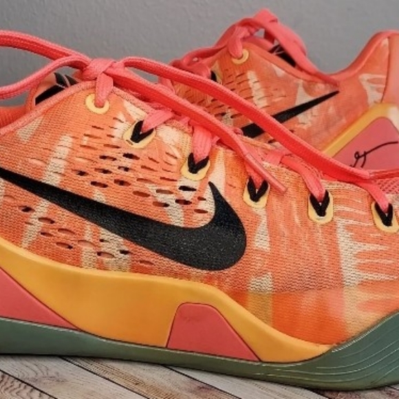 Nike | Shoes | Nike Kobe Bright Peach Mango Orange 6467 Sneakers Size ...